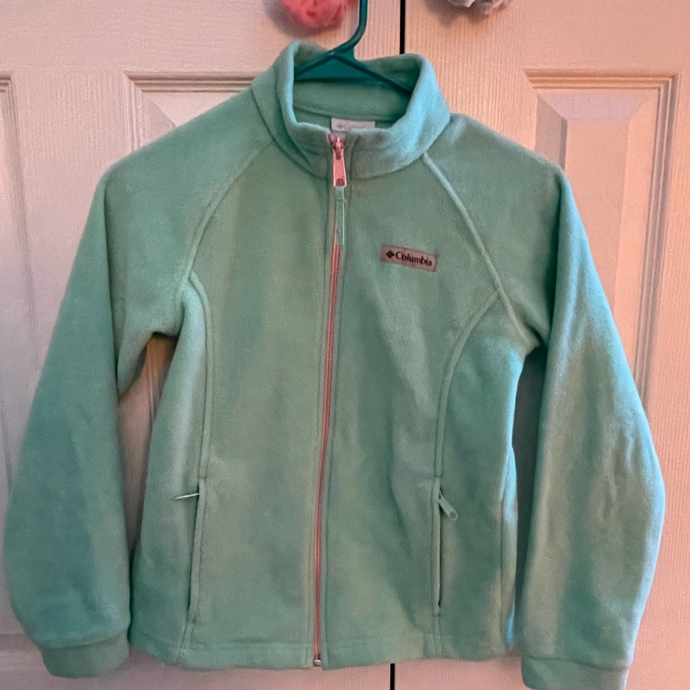 Columbia Teal Fleece Coat